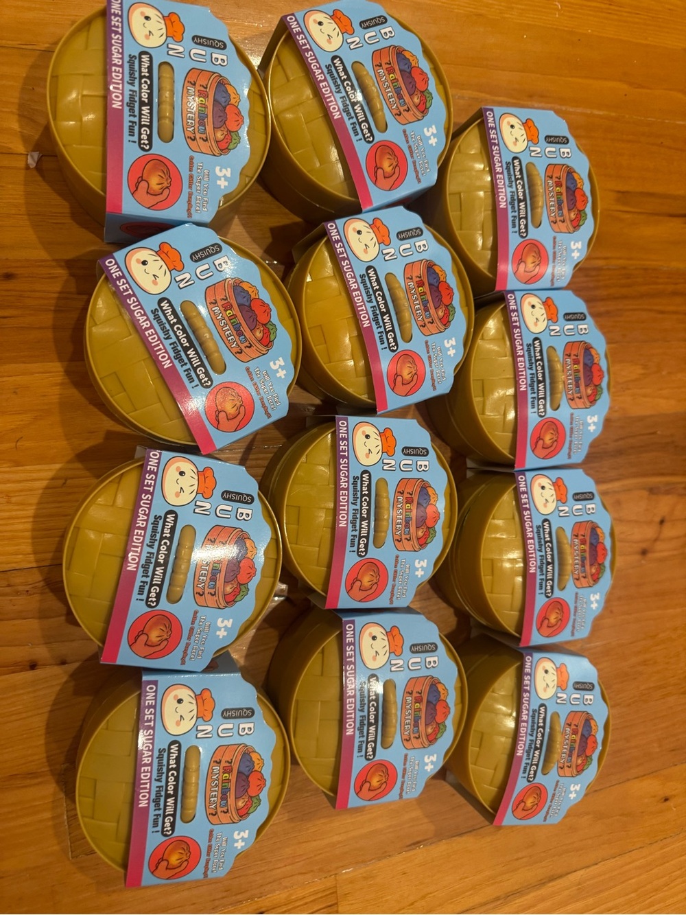 12 mystery dumpling squishies